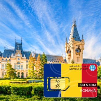 Sim Du Lịch Romania 15 Ngày Tốc Độ Cao 4G